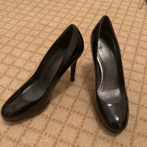 Stuart Weitzman patent leather pumps